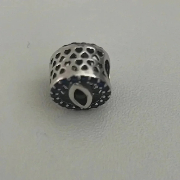 S925 Stamped Sterling Silver Evil Eye Charm - Picture 4 of 7